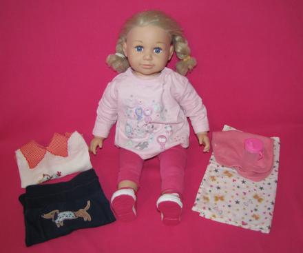Veľká bábika sally 63 cm od zapf creation, 