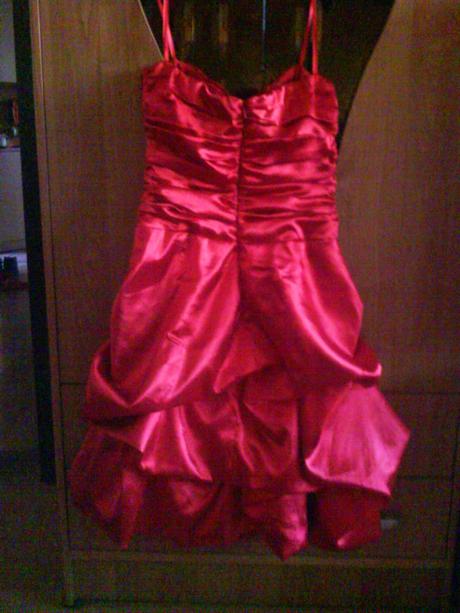 Červene šaty + bolerko, s