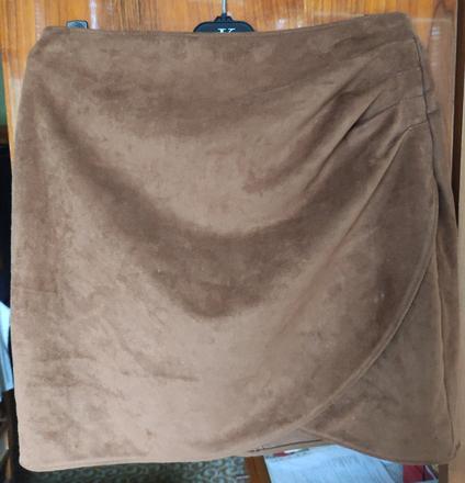 Vegan suede sukňa abercrombie & fitch, abercrombie&fitch,s