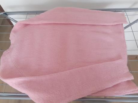 Dámsky bledoružový pulóver, gate,s