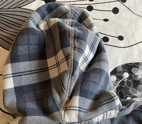 Káro mikina s kapucou h&m v. s, h&m,s