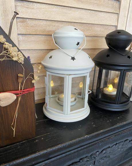 Lampáš aj s led sviečkou,