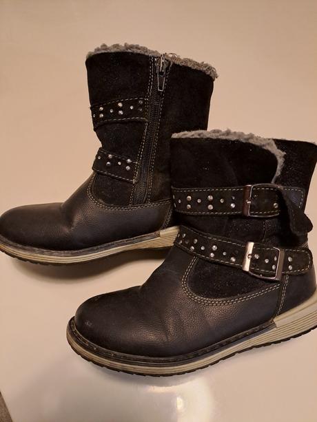 Čierne čižmy pre dievčatko, loap,31