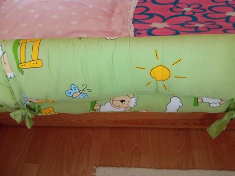 Ochrana na zábranu detskej postele, šírka (cm): 90,dĺžka (cm): 150