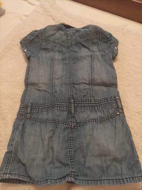 Šaty riflové už aj s poštou, 104