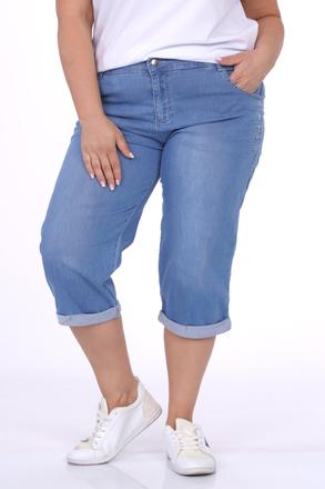 Dámske 3/4 jeansové nohavice, 4xl / xxl / xxxl