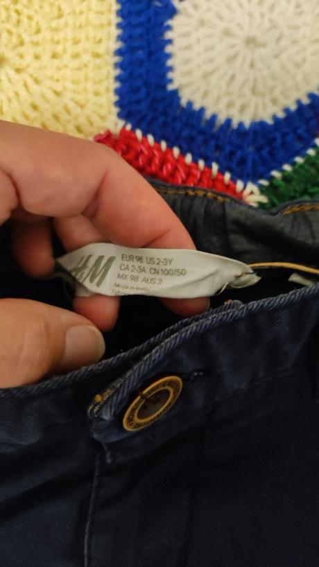 Nohavice hm, h&m,98