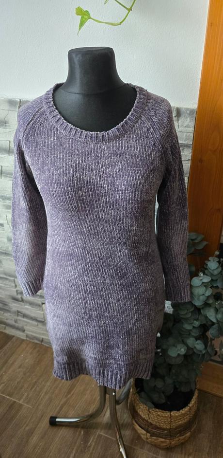 Svetríkové šaty m/l, m