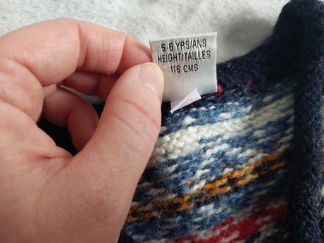 Vianočný extra teplý sveter next 116, next,116