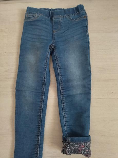 Zateplené riflové leginy, 110