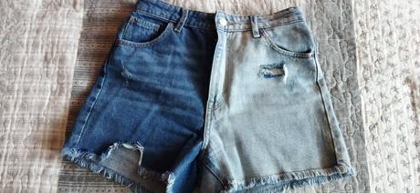 Riflové šortky, h&m,152