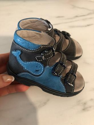 Kožené topánočky 21 velk., 21