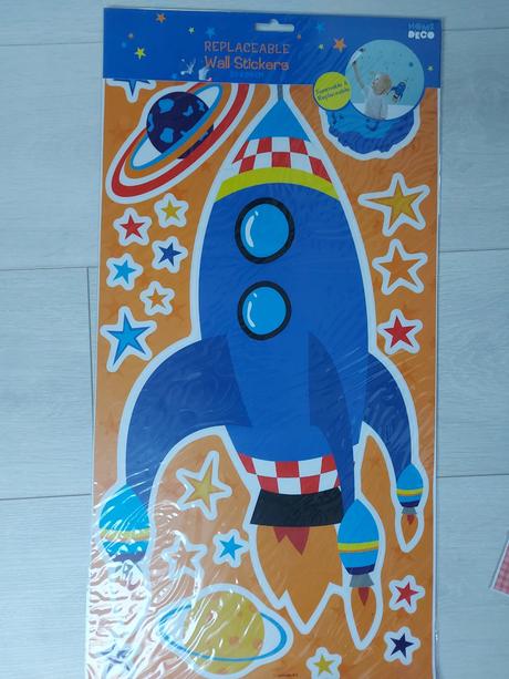 Nálepka na stenu pirát, strom,raketa,princess, 