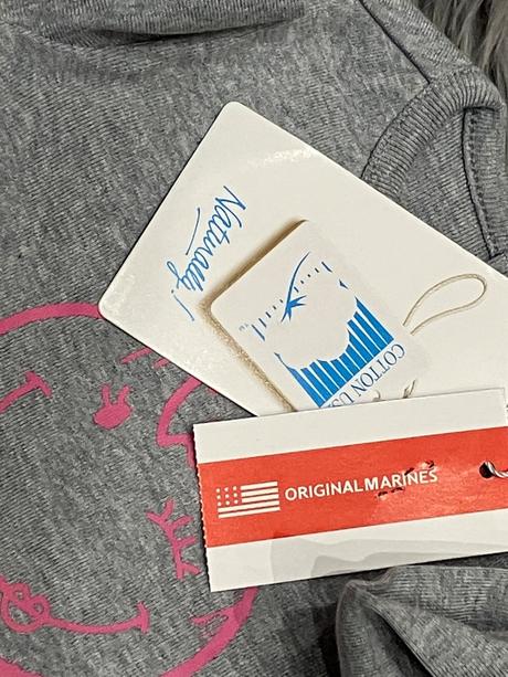 Dievčenské tričko s potlačou smile (62-68), original marines,62 / 68