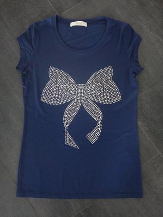 Tričko s mašľou, s