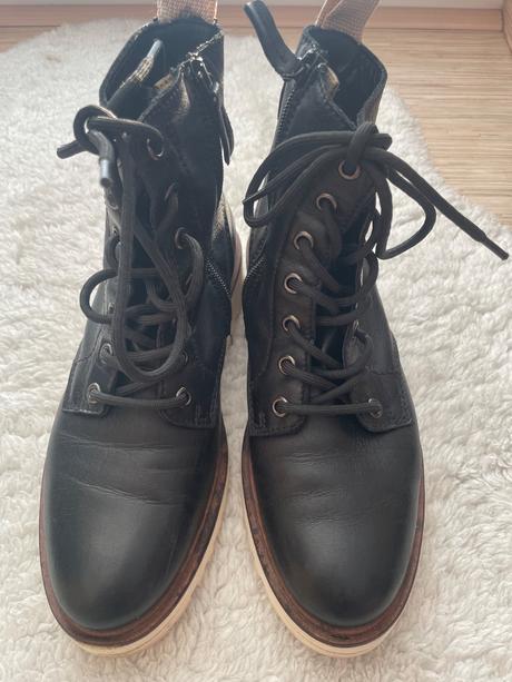 Kozene snurovacie topanky marco polo, marc o´polo,37