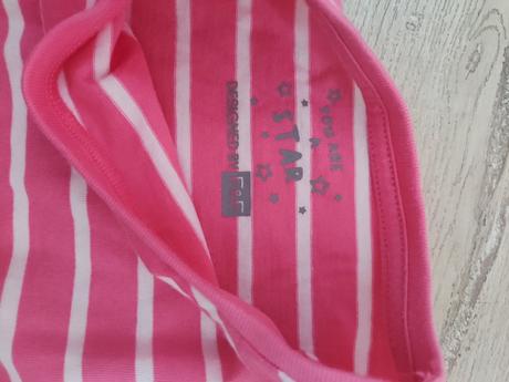 Ružové pásikové šaty, f&f,110