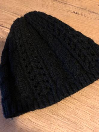 Detská čierna čiapka, 86