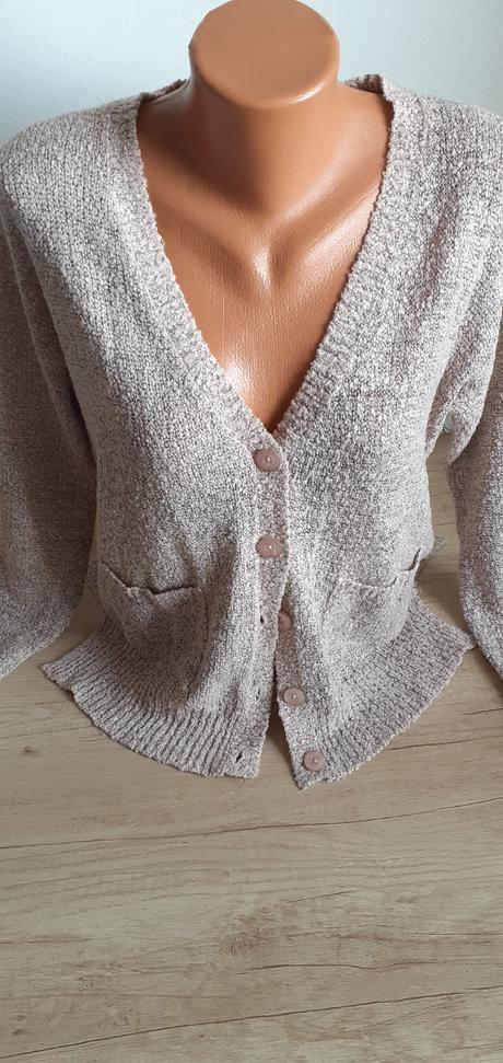 Svetrík na zapínanie, s