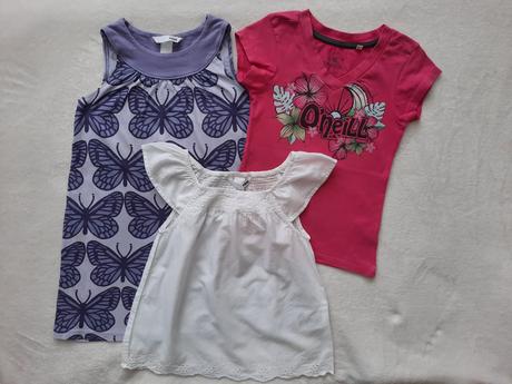 Tričko+tunika+šaty, h&m,116