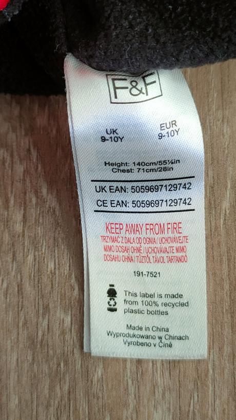 Detská zimná vetrovka zn.f&f, veľ.140, 9-10 r., f&f,140