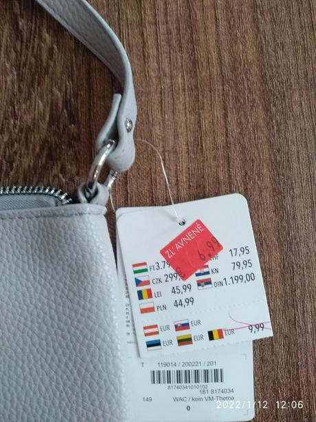 Cross body kabelka,