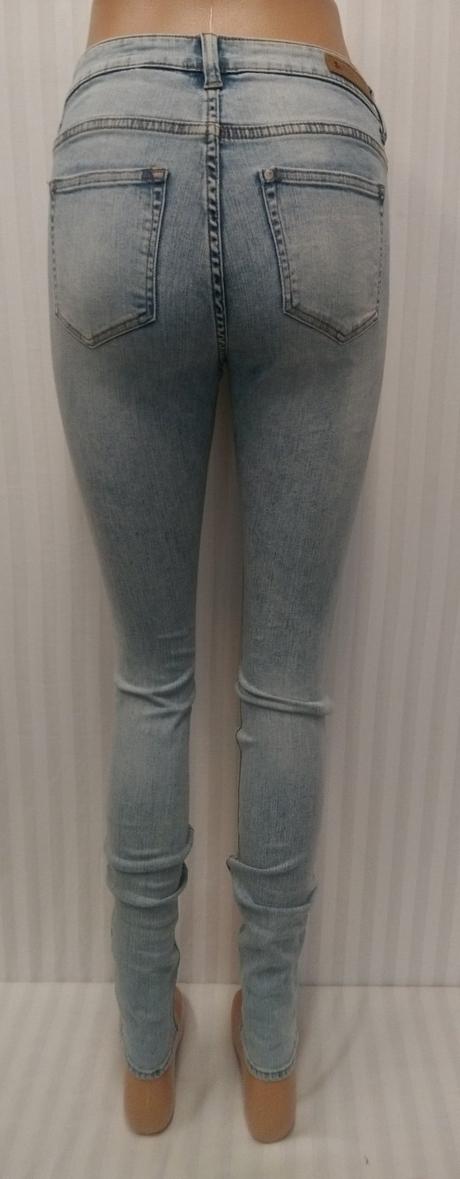 Dámske modré elastické rifle, denim, xs, denim,xs