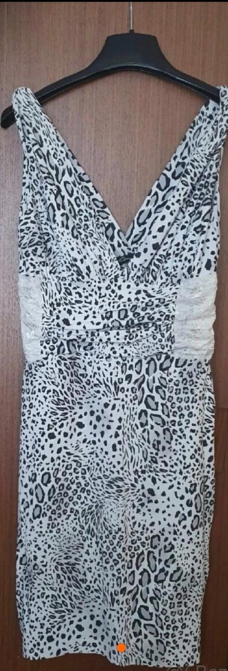 Šaty leopardí vzor, s