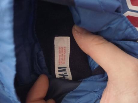 Prechodná tenká vetrovka podsita, h&m,110