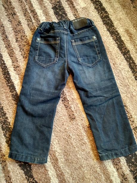 Tmavomodré zateplené rifle, palomino,98