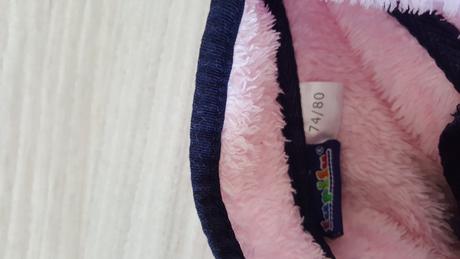 Zateplena mikinka, lupilu,74