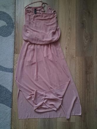 Šifónové maxi šaty, s