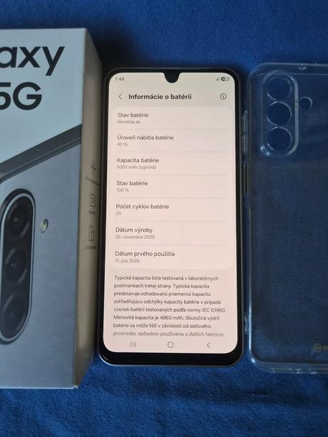 Samsung a17 5g duos silver komplet, samsung