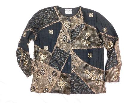 Luxusny glamurny blazer, 48