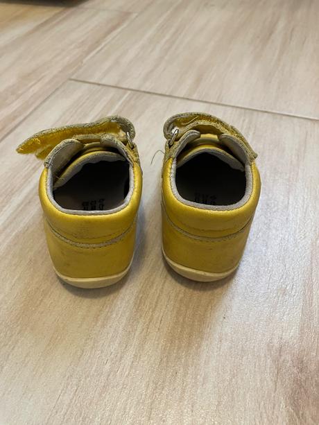 Celokožené topánočky na suchý zips zn. rak, rak,20