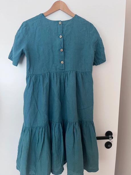 Ľanové šaty vtacatko, m