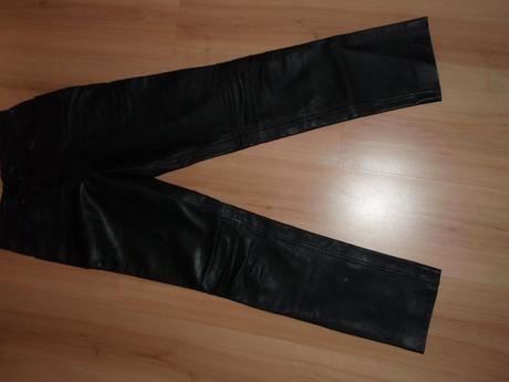 Nohavice kožene č.27 -(prava koza ) malo použ., s