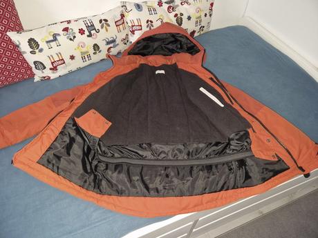 Zimná bunda, h&m,158