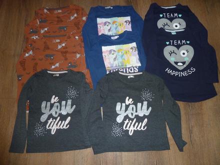 Tričká dlhý rukáv, 128