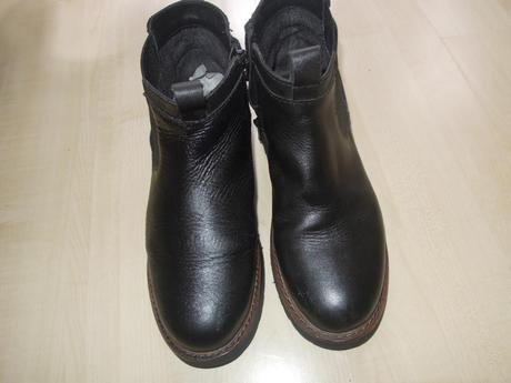 Vyššie celokožené topánky zara /36/, zara,36