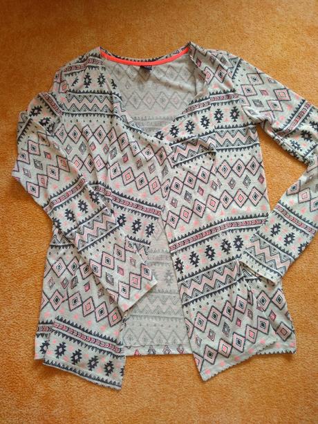 Predĺžené bolerko, kardigán 2x (inz.č.46), 164