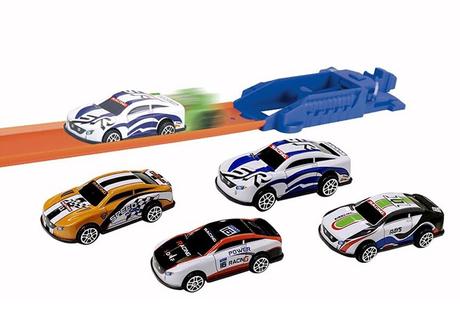 Vystreľovacia dráha 45cm dino so 4 autami,