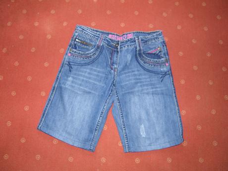 Riflové šortky, tesco,152