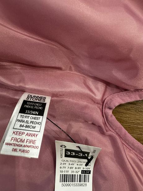 Nová zimná dievcenská bunda, vena s dopor. postou, 164