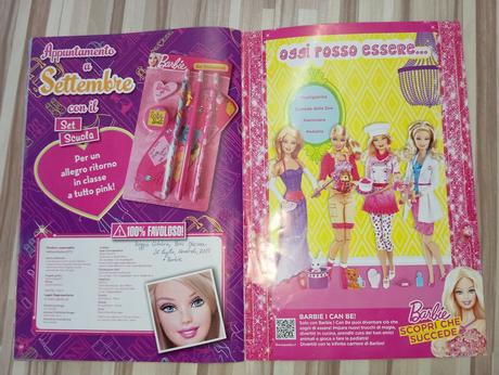 Časopis barbie august 2013, 
