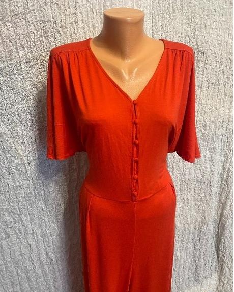 Oranžový tričkovinový overal boden v. 44, mini boden,44