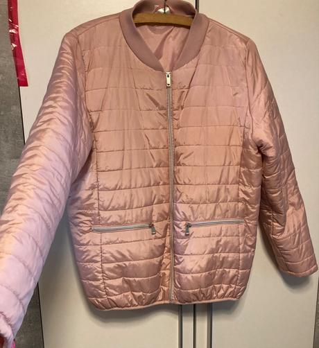 Krásna púdrovo-ružová prechodná bunda, pepco,46