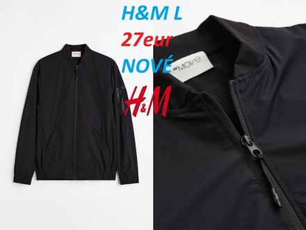 Bežecká bunda hm move čierna, h&m,l