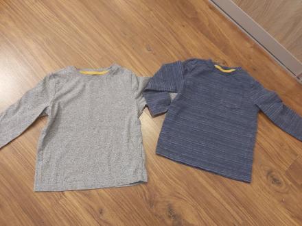 2 ks tričiek modré a sede, f&f,110