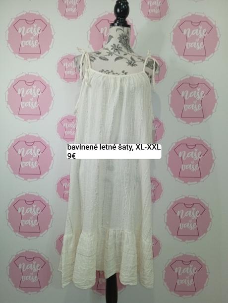 Bavlnené letné šaty xl-xxl, xl / xxl